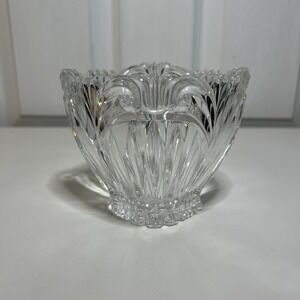 Oneida Oval Crystal Bowl  Augustina Pattern 4" Made in Germany